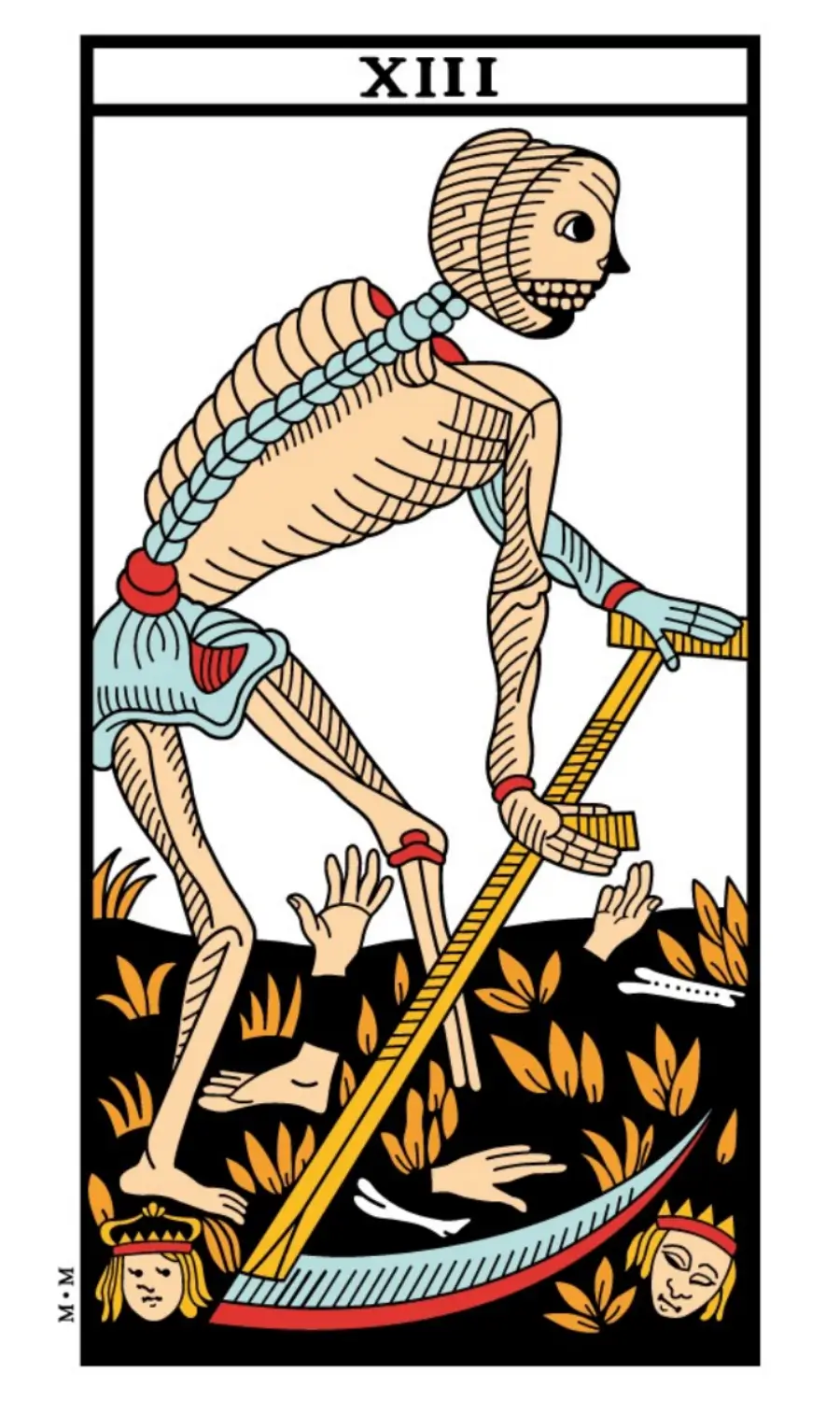 L'Arcano XIII del Tarot de Marseille