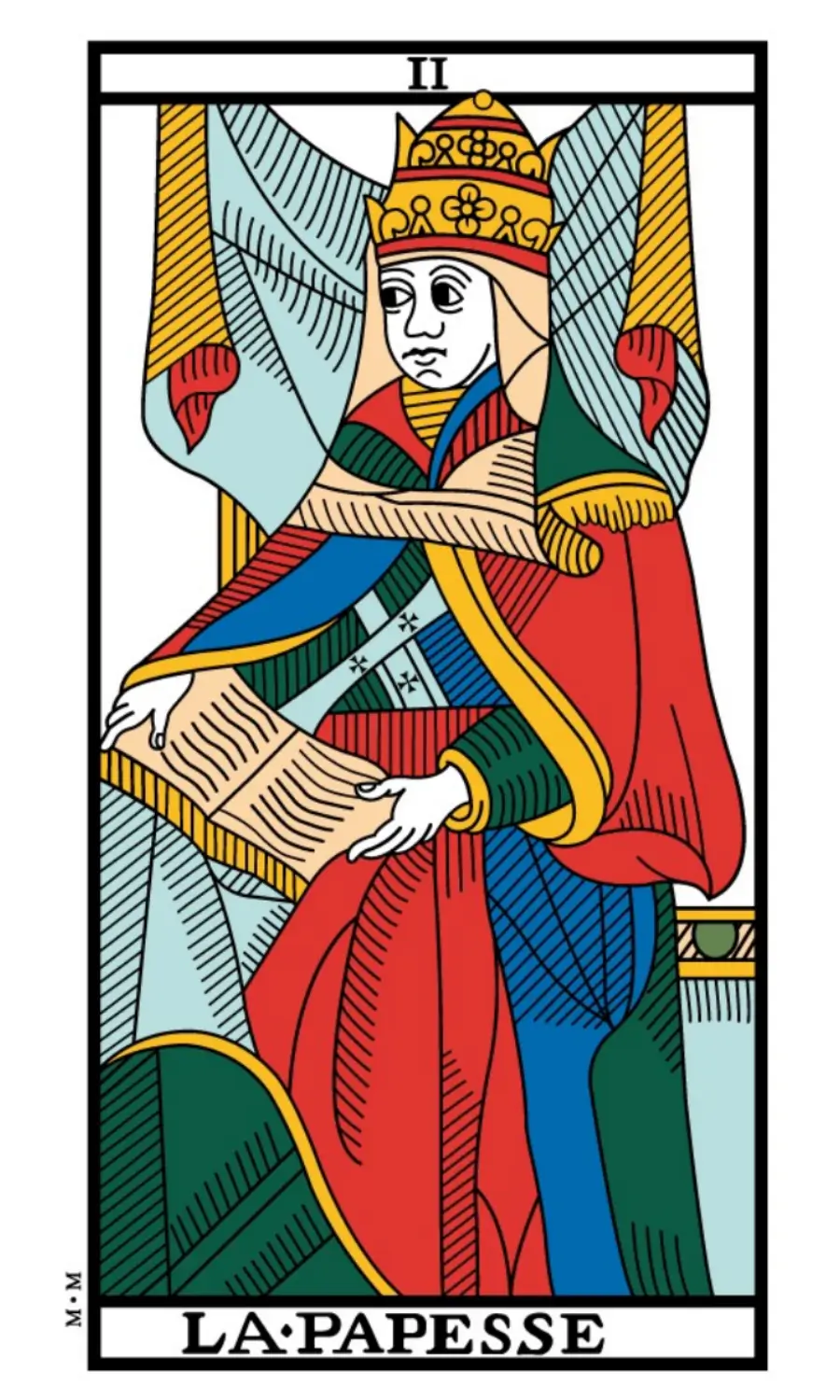 La Papessa del Tarot de Marseille