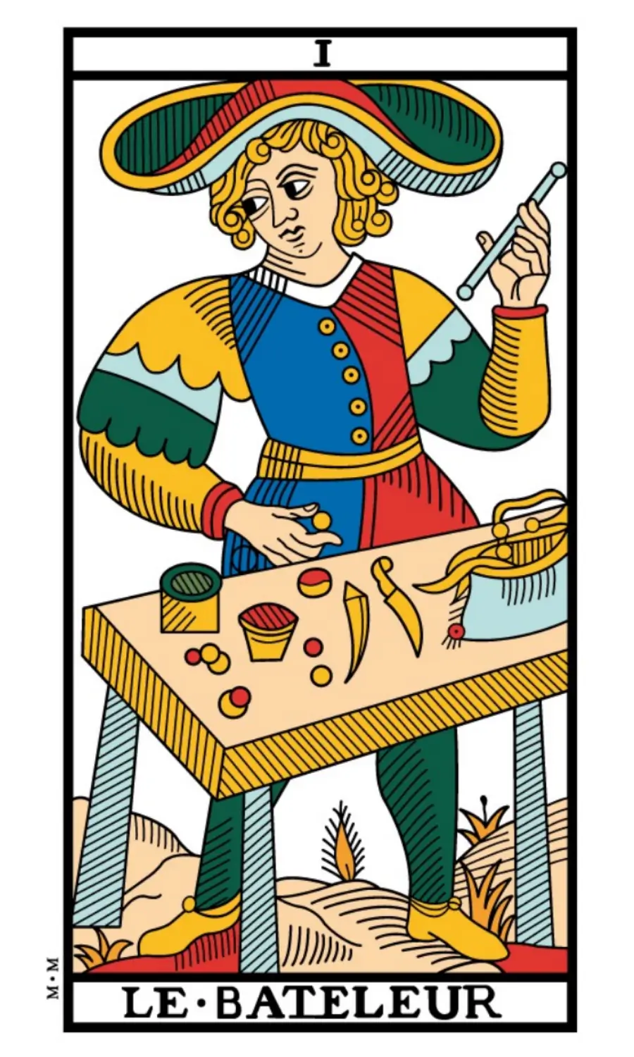 Le Bateleur del Tarot de Marseille