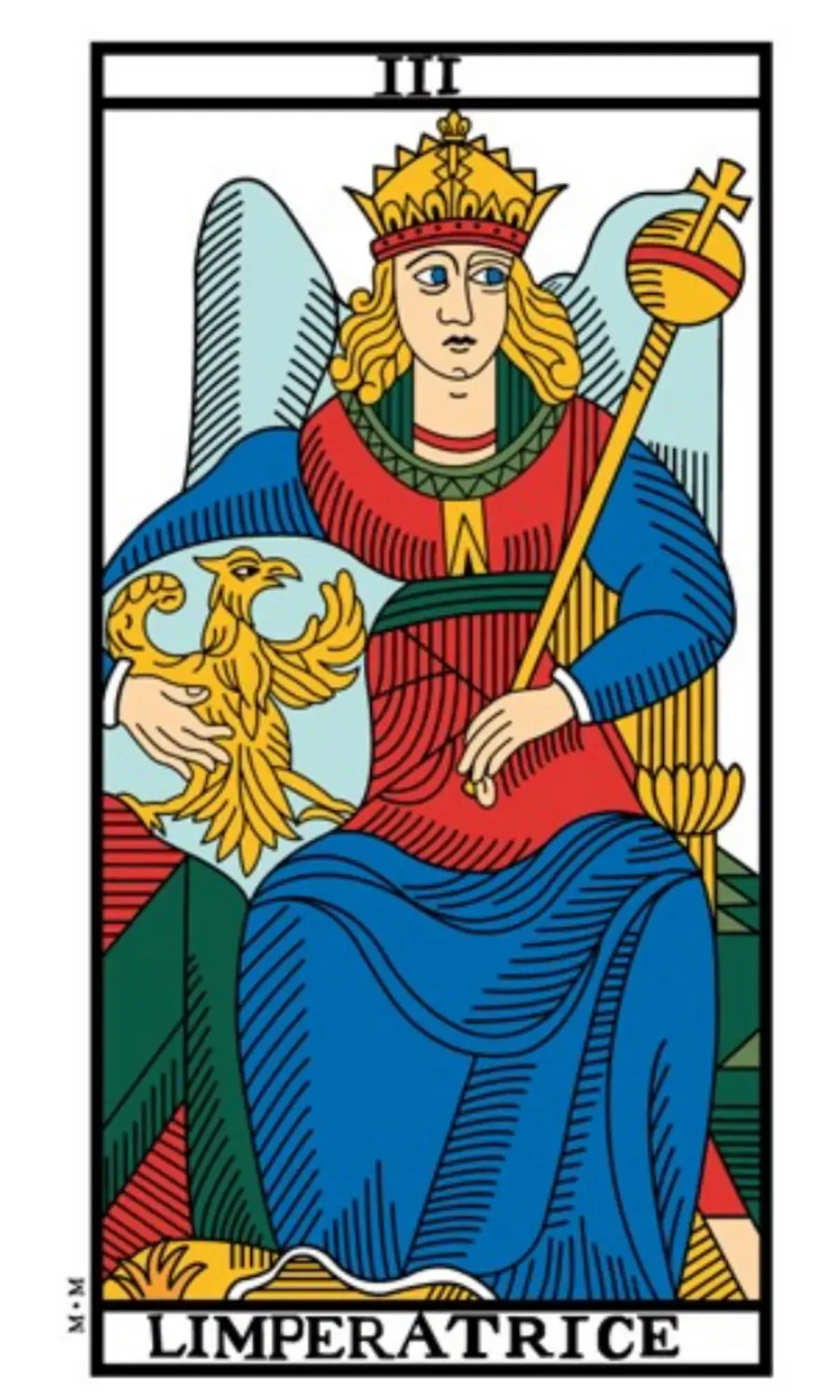 L'Imperatrice del Tarot de Marseille